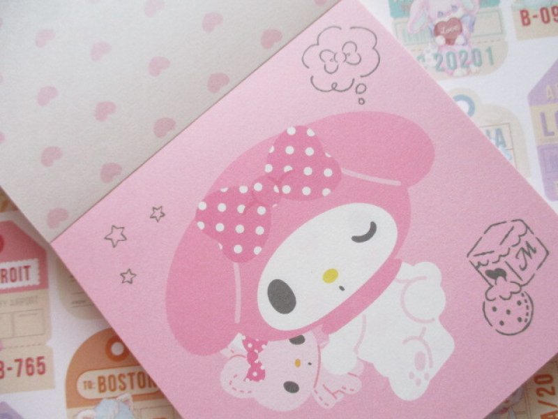 Photo3: Kawaii Cute Square Memo Pad Sanrio Origimal *My Melody (41031-4)