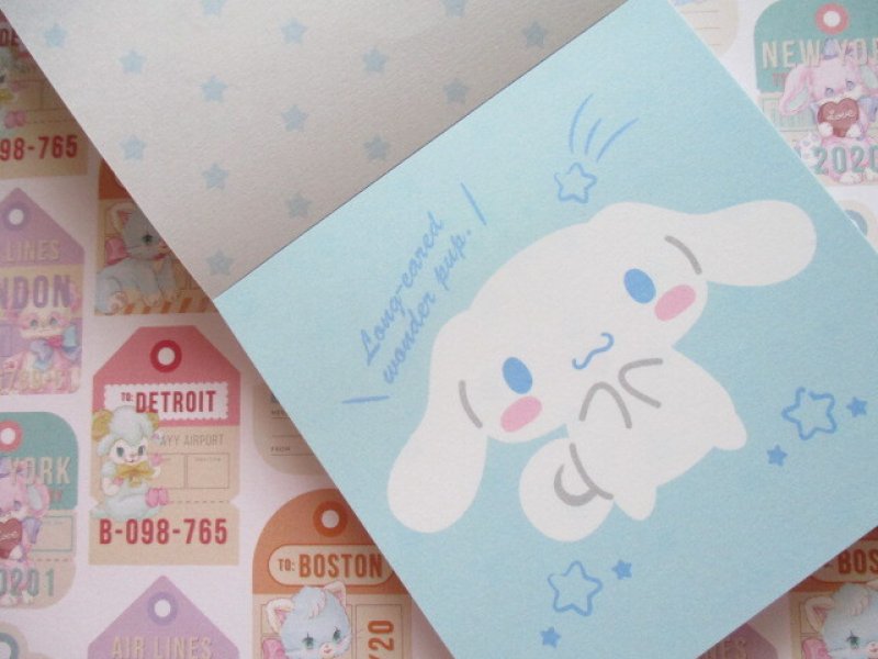 Photo1: Kawaii Cute Square Memo Pad Sanrio Origimal *Cinnamoroll (41037-3)