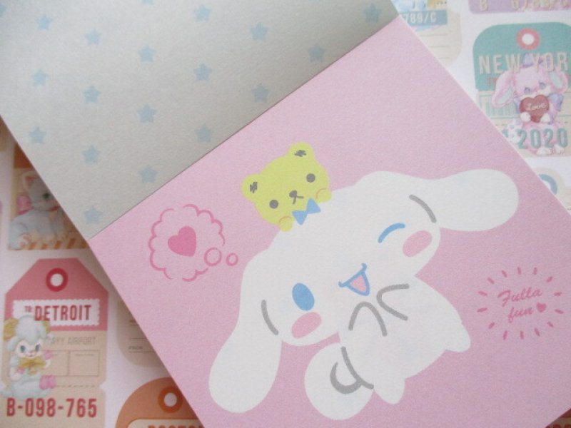 Photo2: Kawaii Cute Square Memo Pad Sanrio Origimal *Cinnamoroll (41037-3)