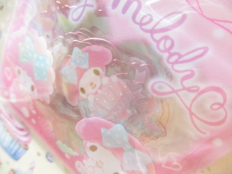 Photo1: Kawaii Cute T-shirt Summer Sticker Flakes Sack Sanrio Original *My Melody (60767-3)
