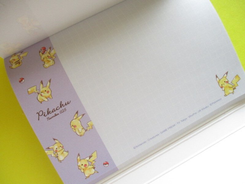 Photo3: Kawaii Cute Pikachu Large Memo Pad Cute Model *Full (300241)