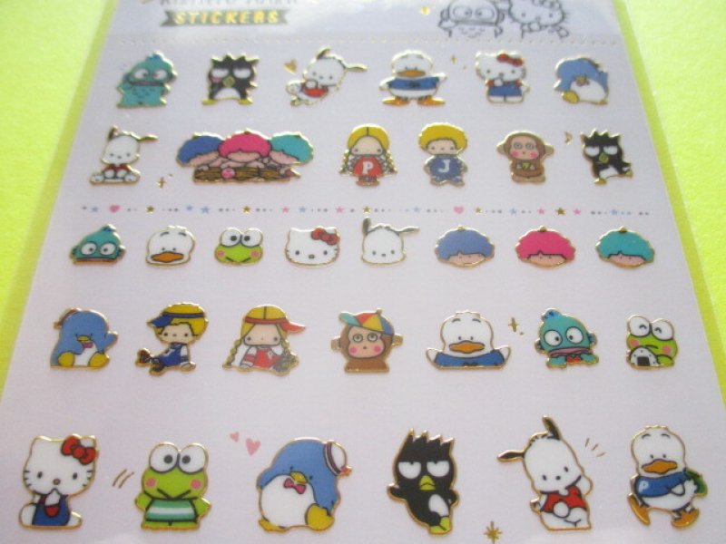 Photo1: Kawaii Cute Kiratto Mark Stickers Sheet Sanrio *Sanrio Characters (101028)