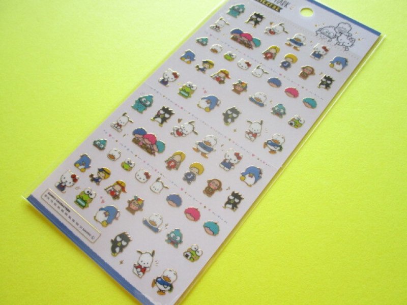 Photo1: Kawaii Cute Kiratto Mark Stickers Sheet Sanrio *Sanrio Characters (101028) (1)