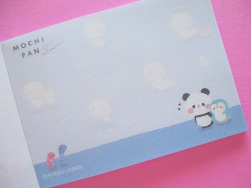 Photo2: Kawaii Cute Mini Memo Pad Mochi Mochi Panda Kamio Japan *Umimochi (202051)