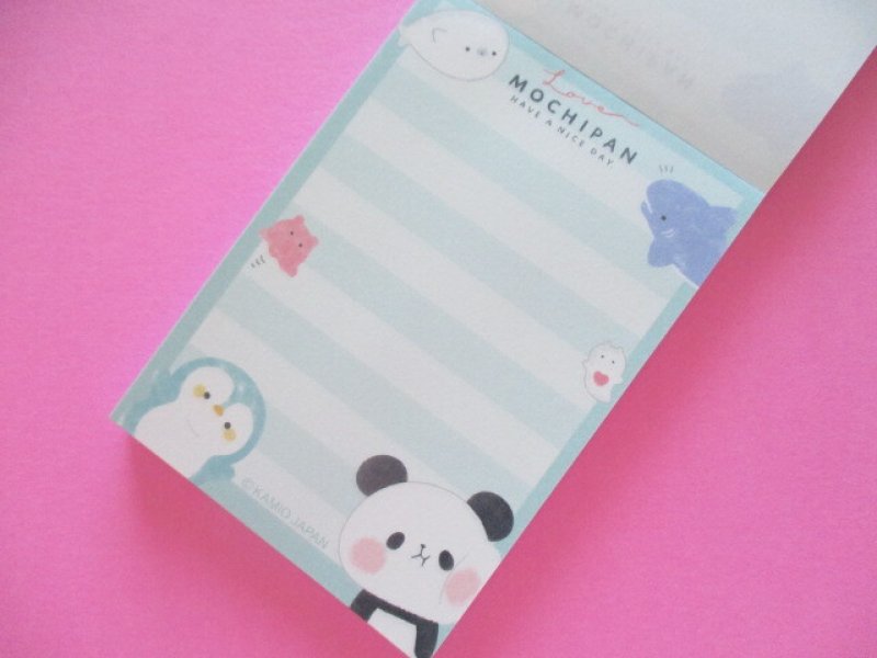 Photo1: Kawaii Cute Mini Memo Pad Mochi Mochi Panda Kamio Japan *Umimochi (202051)
