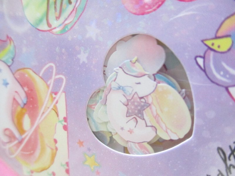 Photo1: Kawaii Cute Sticker Flakes Sack Crux *Starlight Musical (102670)
