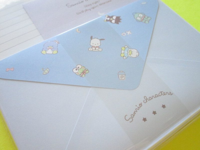 Photo2: Kawaii Cute Sanrio Characters Letter Set Crux *Blue (102580)