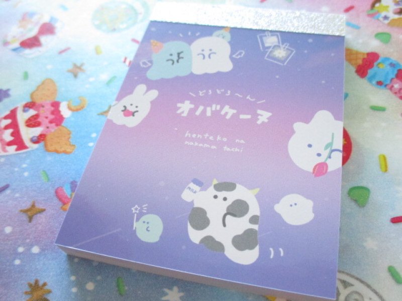 Photo1: Kawaii Cute Mini Memo Pad オバケーヌ Crux *Dress up (102878) (1)