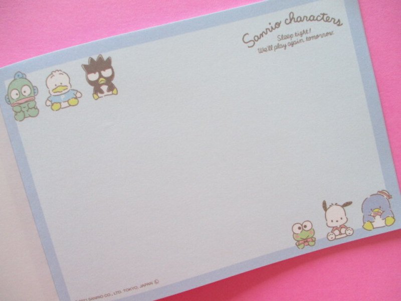 Photo2: Kawaii Cute Sanrio Characters Large Memo Pad Crux *Blue (102574)