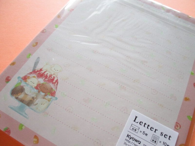 Photo3: Kawaii Cute Letter Set Kyowa *Fresh! Sweets Animals (42-098 Red)