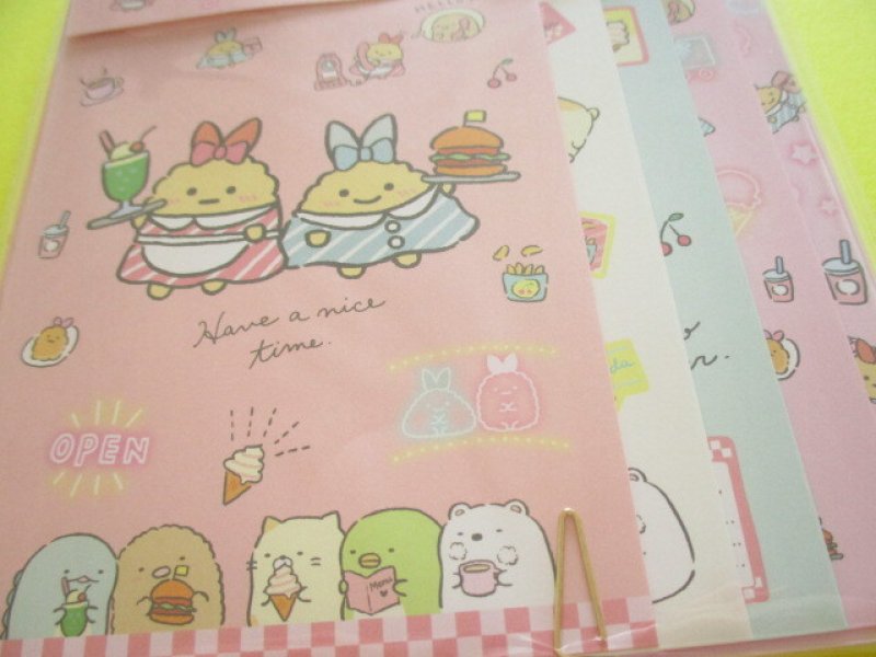 Photo2: Kawaii Cute Regular Letter Set San-x Sumikkogurashi *Shippo's Diner (LH73801)
