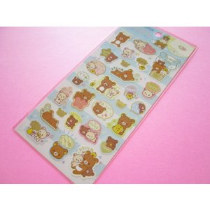 Photo: Kawaii Cute Character Message Stickers Sheet San-x *Rilakkuma (SE51602)