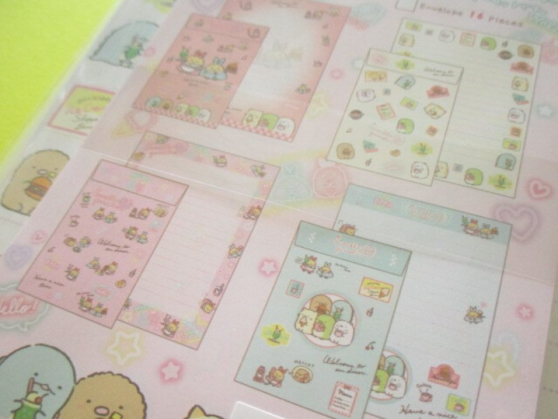 Photo3: Kawaii Cute Regular Letter Set San-x Sumikkogurashi *Shippo's Diner (LH73801)