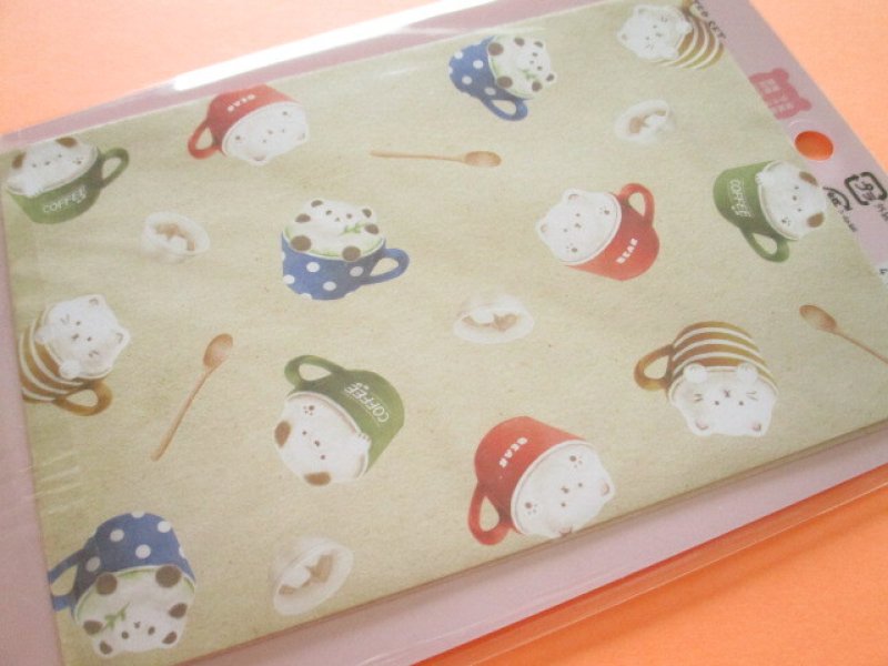 Photo3: Kawaii Cute Mini Letter Set Animal Food Do Best *Polar Bear (LIP-LS-03 p)