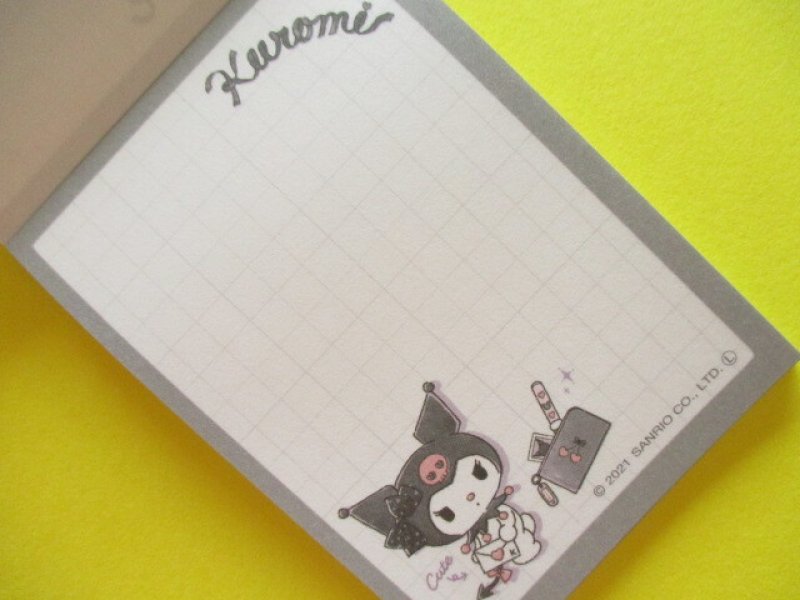 Photo2: Kawaii Cute Mini Memo Pad Kuromi Sanrio *Collection (300844) 