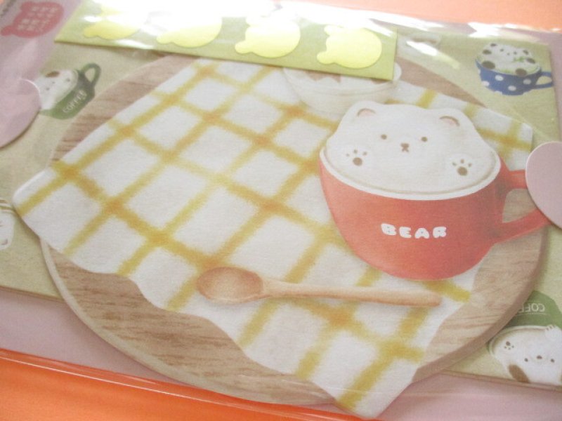 Photo2: Kawaii Cute Mini Letter Set Animal Food Do Best *Polar Bear (LIP-LS-03 p)