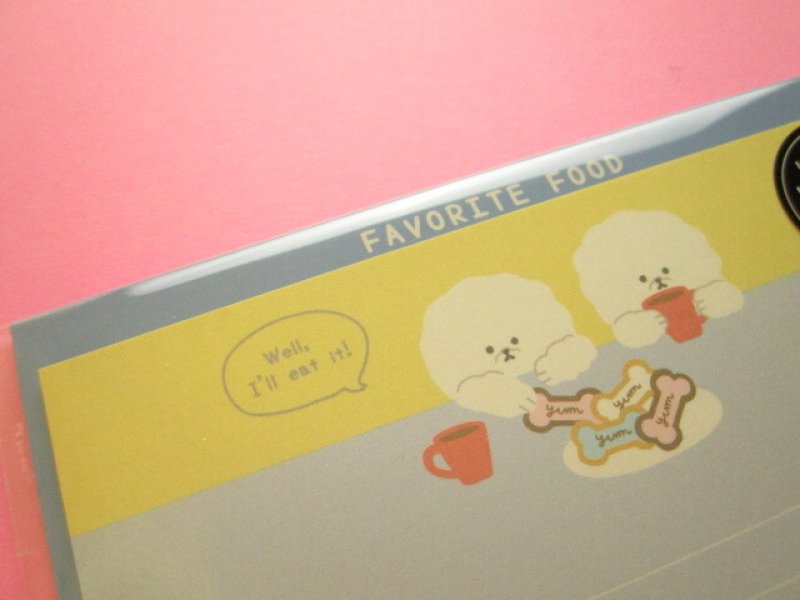 Photo1: Kawaii Cute Letter Set Gaia *Favorite Food (466475-Dog)