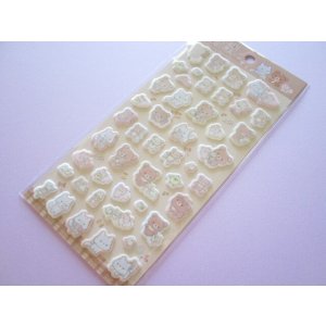Photo: Kawaii Cute Puffy Stickers Sheet Rilakkuma San-x *Let's make a cute plushie together! (SE51501)