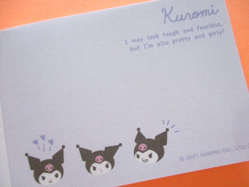 Photo1: Kawaii Cute Mini Memo Pad Sanrio *Kuromi (S2833298)