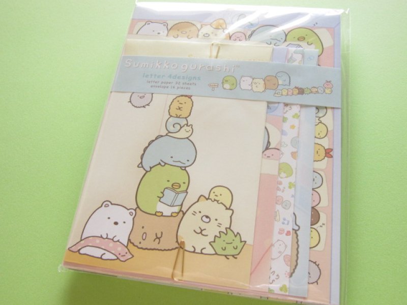 Photo1: Kawaii Cute Letter Set San-x Sumikkogurashi *いつものすみっコ (LH61501) (1)
