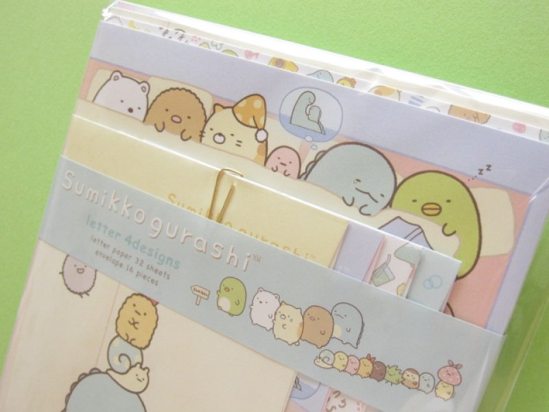 Photo1: Kawaii Cute Letter Set San-x Sumikkogurashi *いつものすみっコ (LH61501)