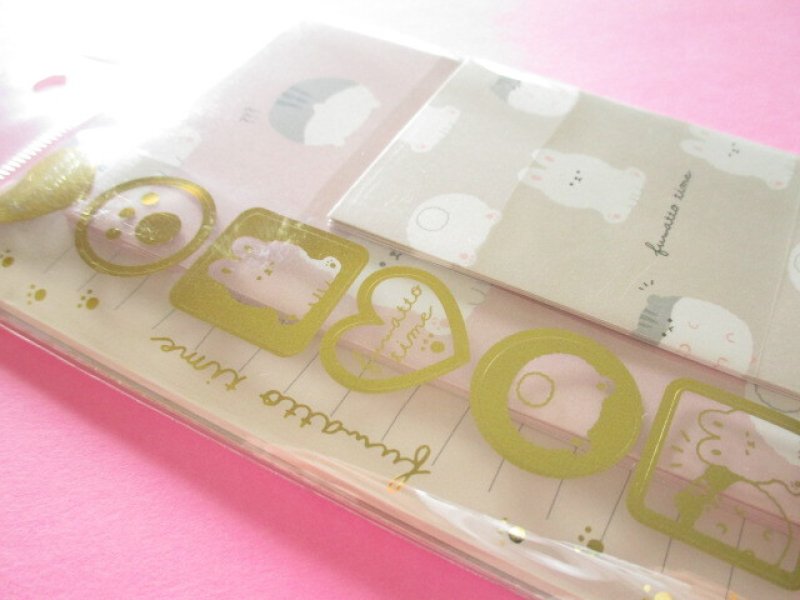 Photo1: Kawaii Cute Mini Letter Set Crux *Fuwatto Time (105623)