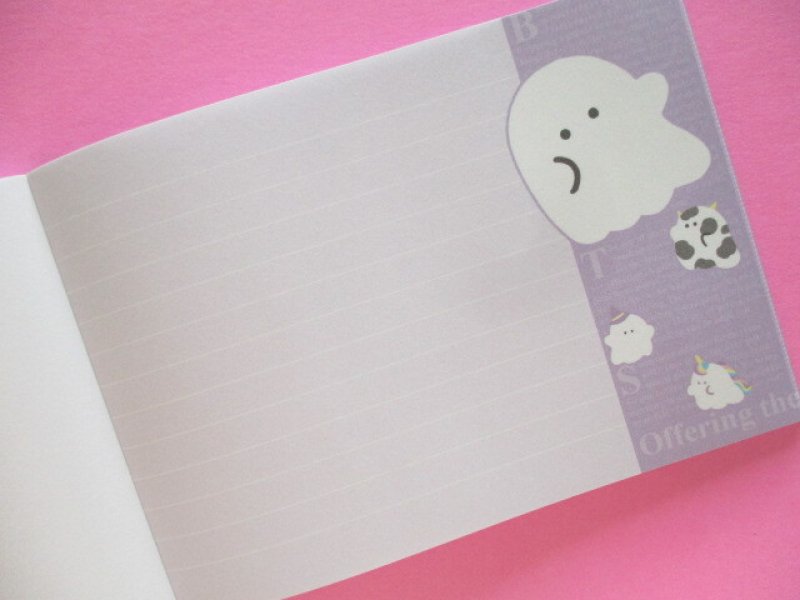 Photo2: Kawaii Cute Large Memo Pad Obakenu Crux *Attention (105490)