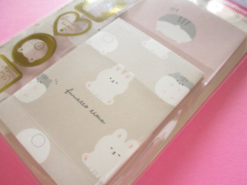 Photo2: Kawaii Cute Mini Letter Set Crux *Fuwatto Time (105623)