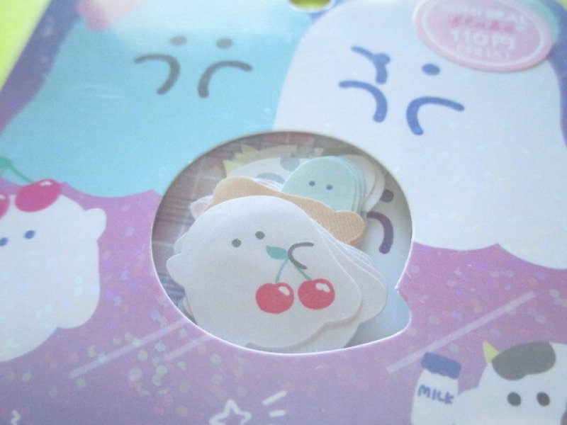 Photo1: Kawaii Cute Sticker Flakes Sack Crux *Obakenu (105877)