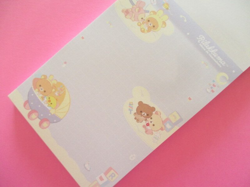 Photo1: Kawaii Cute Large Memo Pad Rilakkuma San-x *Usausa baby (MH07501)