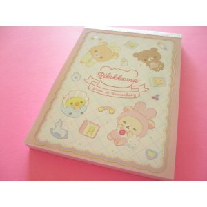 Photo: Kawaii Cute Large Memo Pad Rilakkuma San-x *Usausa baby (MH07502)
