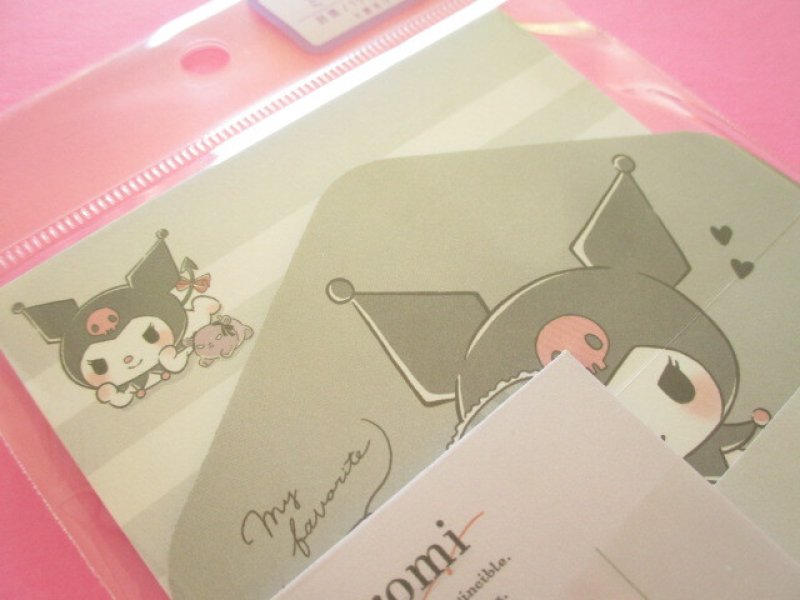 Photo1: Kawaii Cute Mini Mini Letter Set Sanrio *Kuromi (300988)