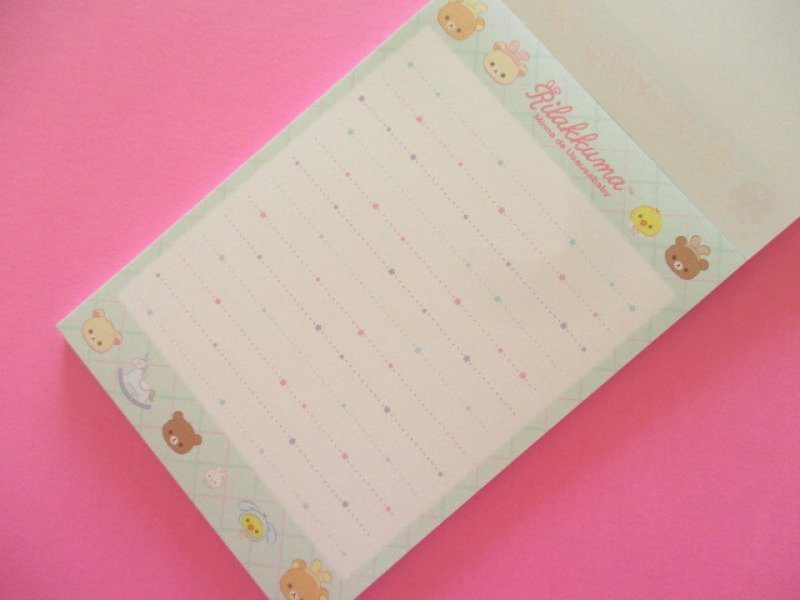 Photo2: Kawaii Cute Large Memo Pad Rilakkuma San-x *Usausa baby (MH07501)