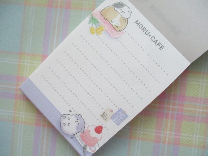 Photo1: Kawaii Cute Mini Memo Pad Crux *Moru-Cafe (106146)