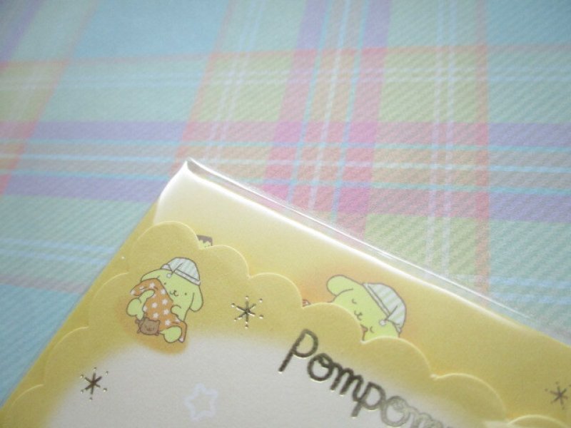 Photo2: Kawaii Cute Mini Message Card Set Sanrio Original *POMPOMPURIN (44259-3)