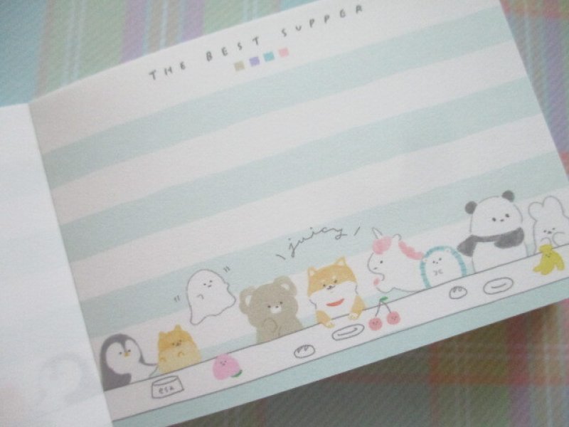 Photo1: Kawaii Cute Mini Memo Pad Kamio *The Best Supper (204277)