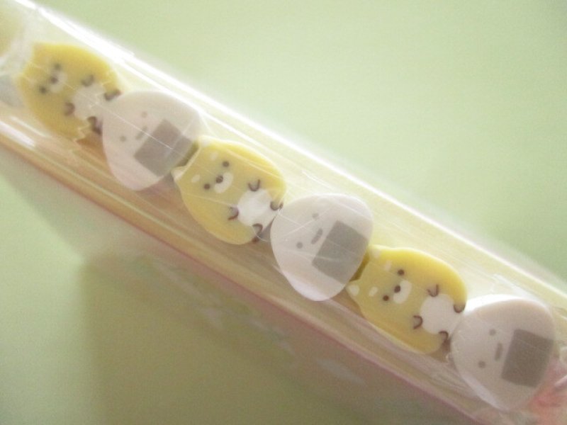 Photo1: Kawaii Cute Patapata Mini Memo Pad Set Sumikkogurashi San-x *Playing with a puppy (MH08301)