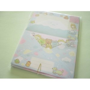 Photo: Kawaii Cute Regular Letter Set San-x Sumikkogurashi *Playing with a puppy (LH74502)