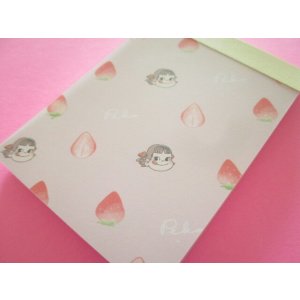 Photo: Kawaii Cute Mini Memo Pad Peko-chan Kamio Japan *Strawberry (106933) 