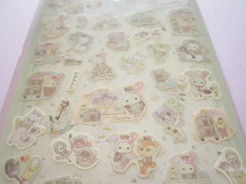 Photo1: Kawaii Cute Stickers Sheet Sentimental Circus San-x *Bouquet from the hotel at dusk(SE53001)