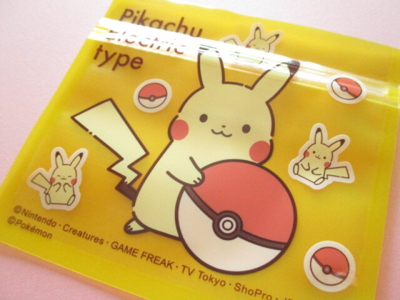 Photo2: 6pcs Kawaii Cute Pokémon Small Zipper Bags Set (ZBS-PK)