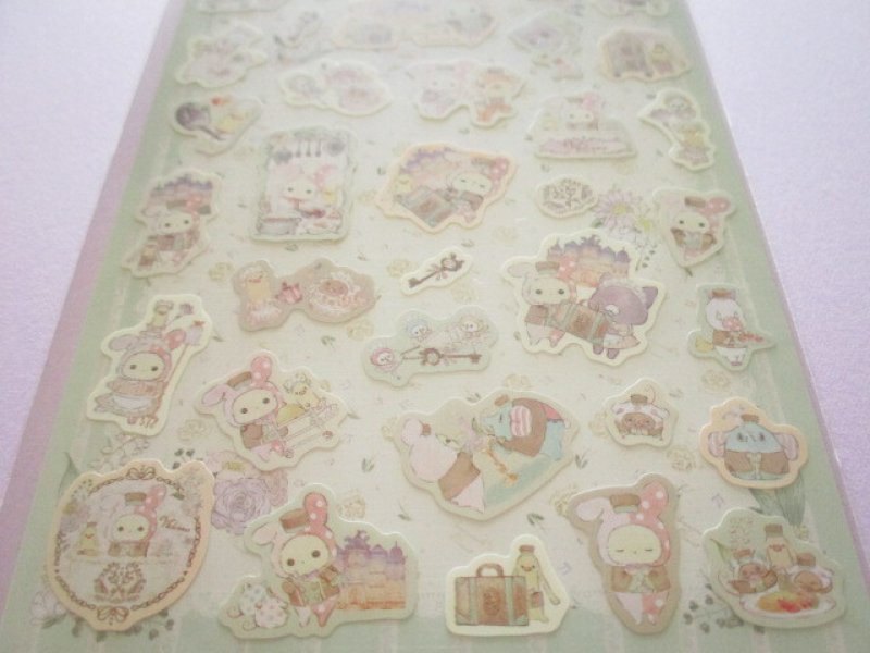 Photo2: Kawaii Cute Stickers Sheet Sentimental Circus San-x *Bouquet from the hotel at dusk(SE53001)
