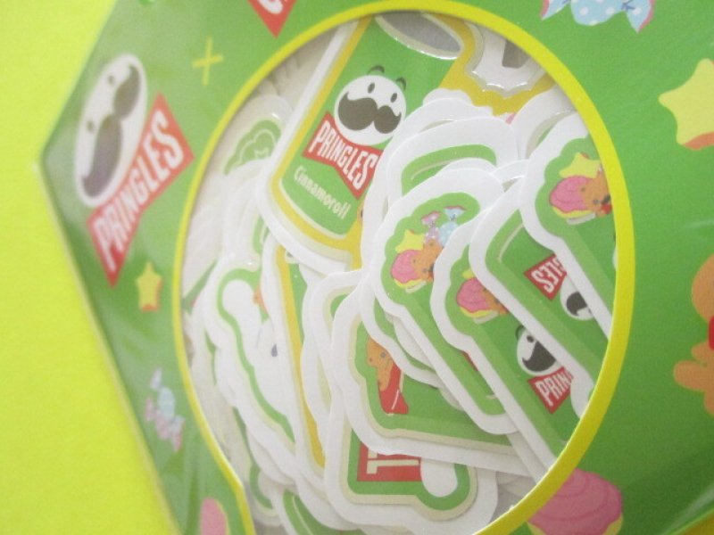 Photo1: Kawaii Cute Sticker Flakes Sack Sanrio Original*Pringles ×  Cinnamoroll (44836-2)