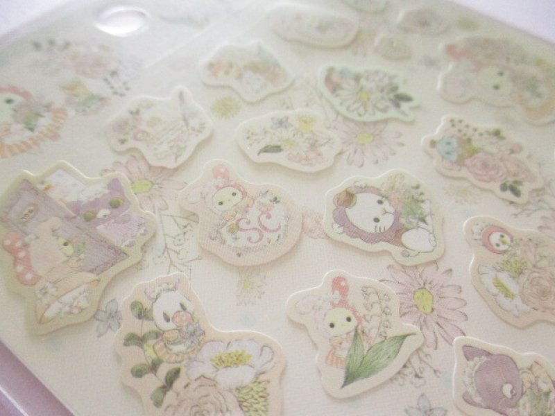Photo3: Kawaii Cute Stickers Sheet Sentimental Circus San-x *Bouquet from the hotel at dusk(SE53002)