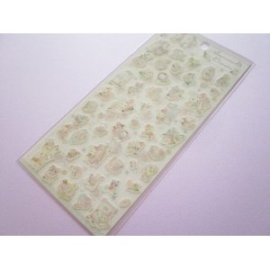 Photo: Kawaii Cute Stickers Sheet Sentimental Circus San-x *Bouquet from the hotel at dusk(SE53002)
