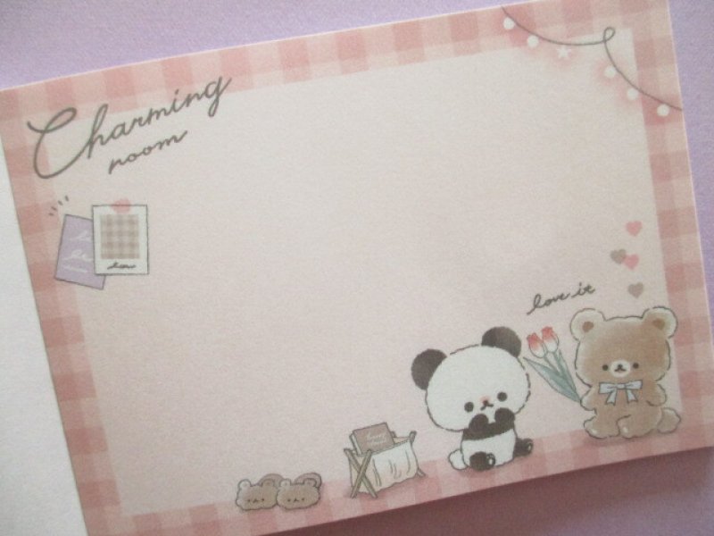 Photo2: Kawaii Cute Mini Memo Pad Q-LiA *Panda (64682)