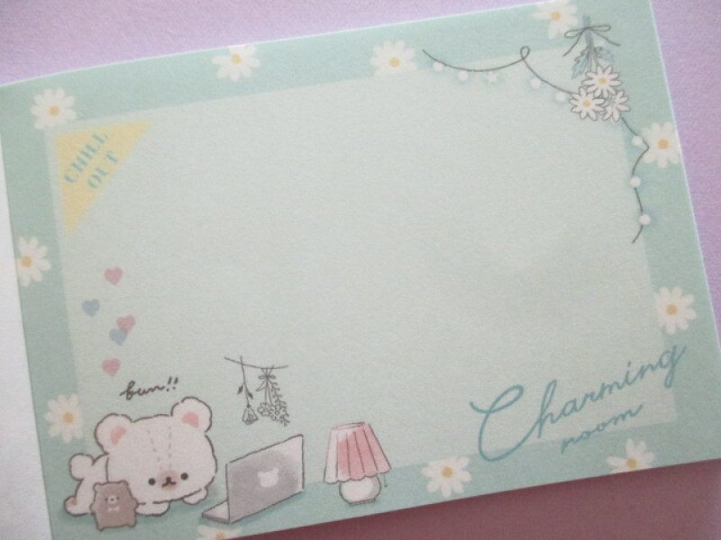 Photo2: Kawaii Cute Mini Memo Pad Q-LiA *Polar Bear (64681)