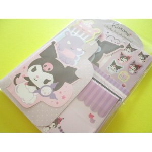 Photo: Kawaii Cute Regular Letter Set Sanrio Original *Kuromi (93235-3)