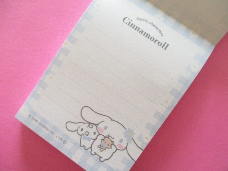 Photo1: Kawaii Cute Mini Memo Pad Cinnamoroll Sanrio *Réve De Fleur (301282)