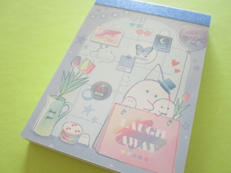 Photo1: Kawaii Cute Mini Memo Pad Q-LiA  *Laugh Away (60309) (1)